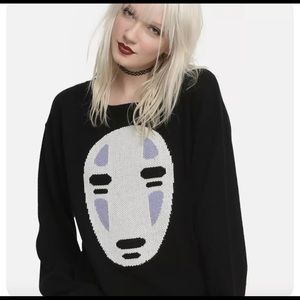 Studio Ghibli Her Universe Spirited Away No Face Sweater Large
